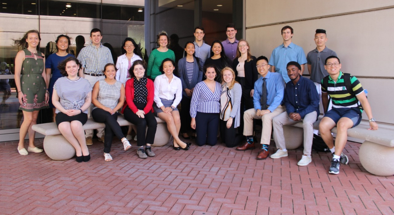 students in the Summer Institute for Training in Biostatistics (SIBS) Program from Duke and NC State