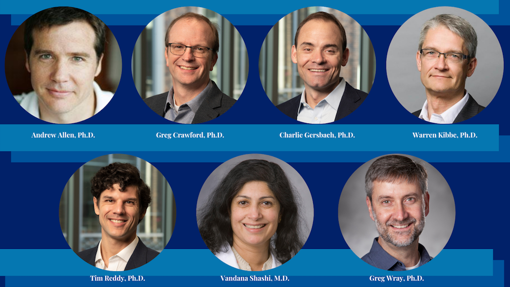 seven primary investigators for Duke Center for Combinatorial Gene Regulation