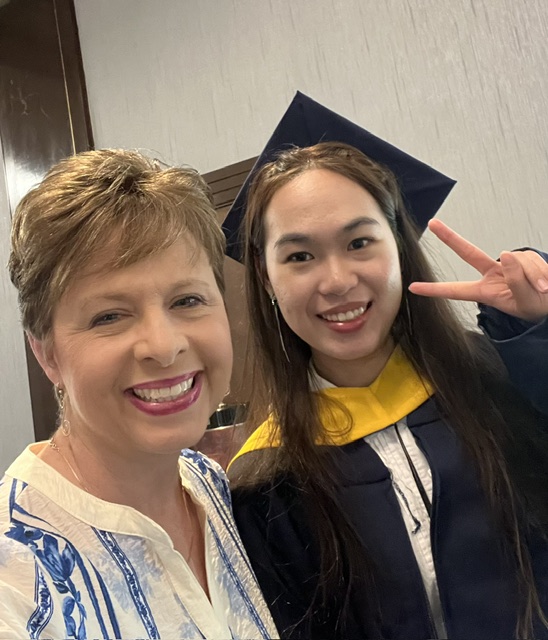 Graduates from the Master of Science in Biostatistics Program at graduation