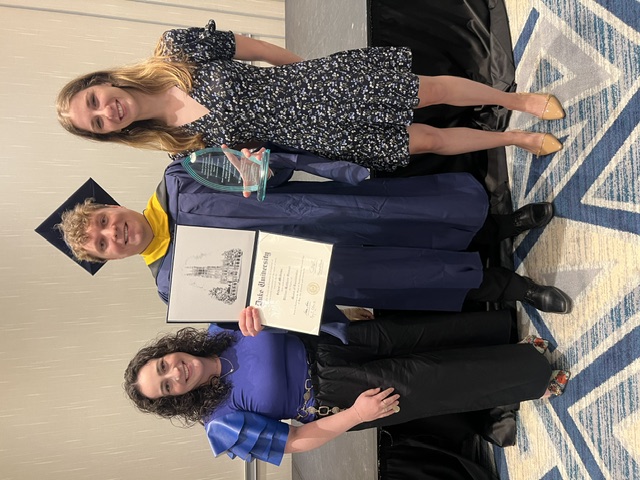 Graduates from the Master of Science in Biostatistics Program at graduation