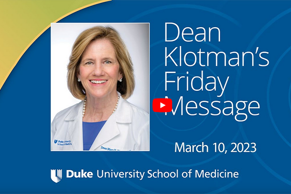 Friday Message 3.10.2023