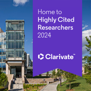 Graphic that says Home to Highly Cited Researchers 2024