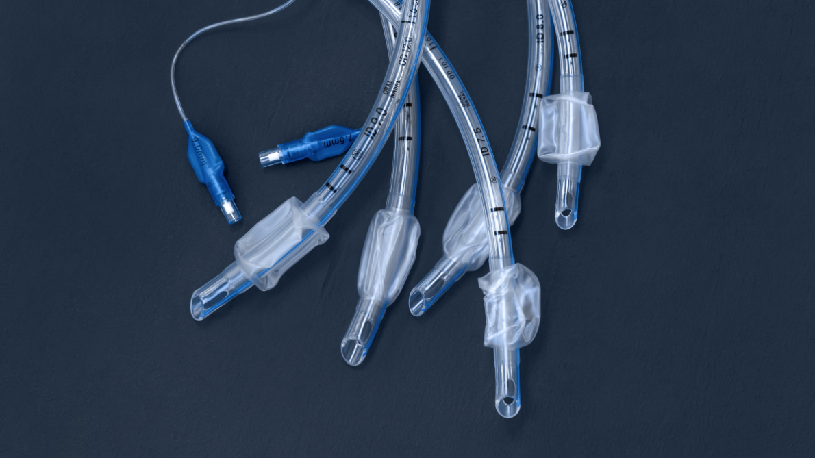 Stock image of breathing tubes