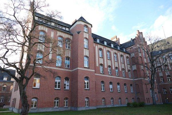 brick building on college campus