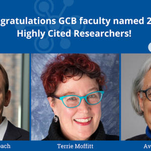 Congratulations to our highly cited researchers: Charlie Gersbach, Terrie Moffitt, Avshalom Caspi